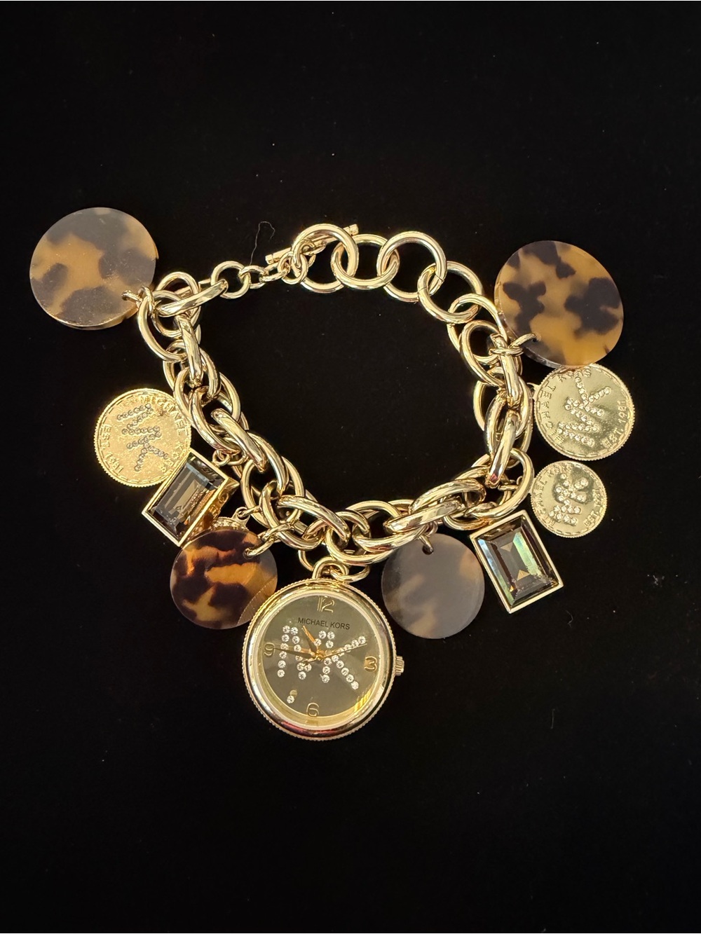 Michael Kors Watch Charm Bracelet With Box